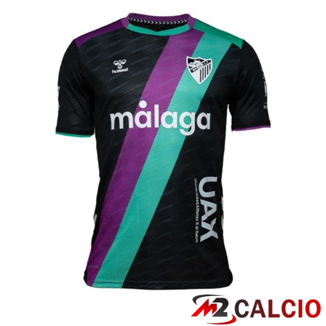 Maglie Calcio Personalizzate,Tute Calcio Squadre,Maglia Nazionale Italiana Calcio | Maglie Calcio Málaga Seconda Nero 2025/2026