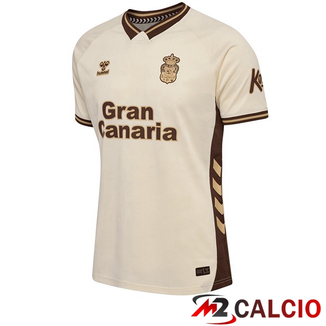 Maglie Calcio Personalizzate,Tute Calcio Squadre,Maglia Nazionale Italiana Calcio | Maglie Calcio UD Las Palmas Terza Bianco Marrone 2025/2026