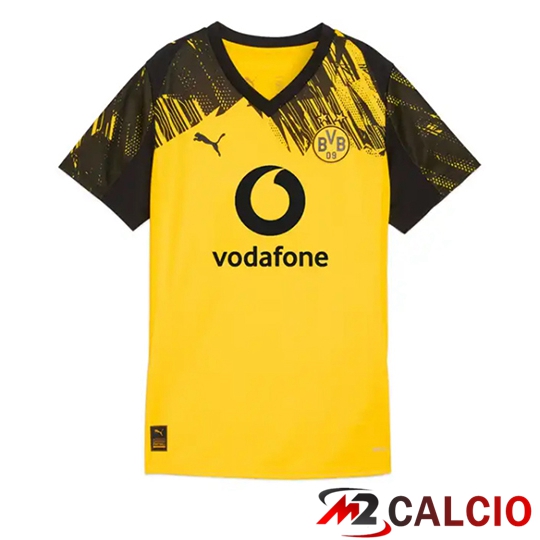 Maglie Calcio Personalizzate,Tute Calcio Squadre,Maglia Nazionale Italiana Calcio | Maglie Calcio Dortmund Donna Prima 2025/2026