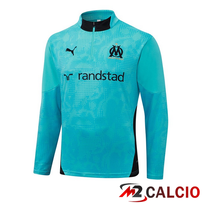 Maglie Calcio Personalizzate,Tute Calcio Squadre,Maglia Nazionale Italiana Calcio | Felpa Allenamento Marsiglia OM Blu 2025/2026