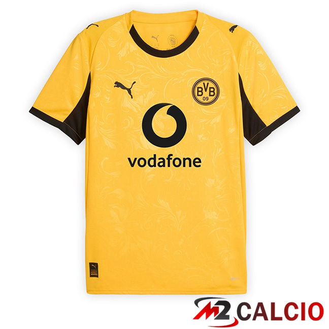 Maglie Calcio Personalizzate,Tute Calcio Squadre,Maglia Nazionale Italiana Calcio | Maglie Calcio Dortmund BVB CUP Giallo 2025/2026