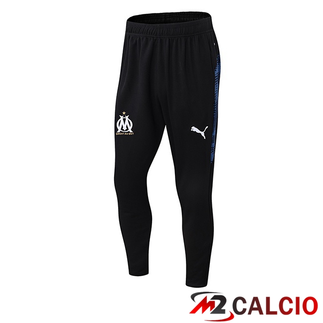 Maglie Calcio Personalizzate,Tute Calcio Squadre,Maglia Nazionale Italiana Calcio | Pantaloni Da Allenamento Marsiglia OM Nero 2025/2026