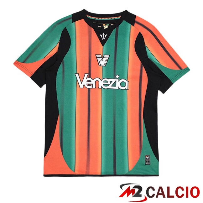 Maglie Calcio Personalizzate,Tute Calcio Squadre,Maglia Nazionale Italiana Calcio | Maglie Calcio Venise FC Terza Verde Arancia 2025/2026