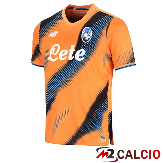 Maglie Calcio Personalizzate,Tute Calcio Squadre,Maglia Nazionale Italiana Calcio | Maglie Calcio Atalanta Terza Arancia 2025/2026