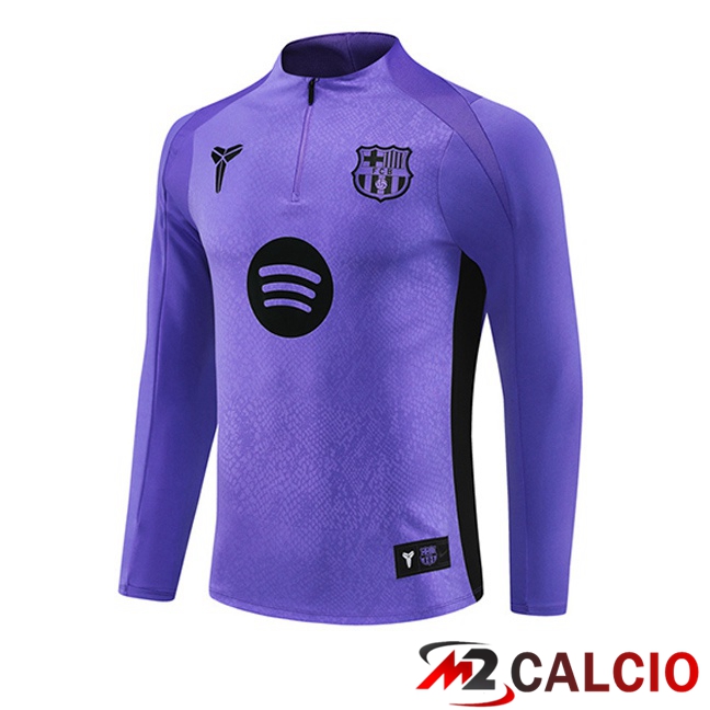 Maglie Calcio Personalizzate,Tute Calcio Squadre,Maglia Nazionale Italiana Calcio | Felpa Allenamento FC Barcellona Viola 2025/2026