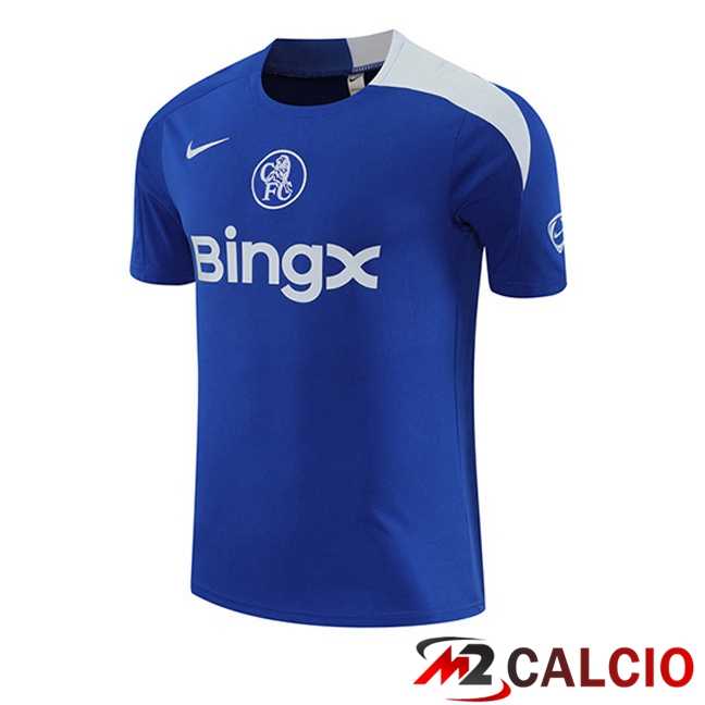 Maglie Calcio Personalizzate,Tute Calcio Squadre,Maglia Nazionale Italiana Calcio | T Shirt Allenamento FC Chelsea Blu 2025/2026