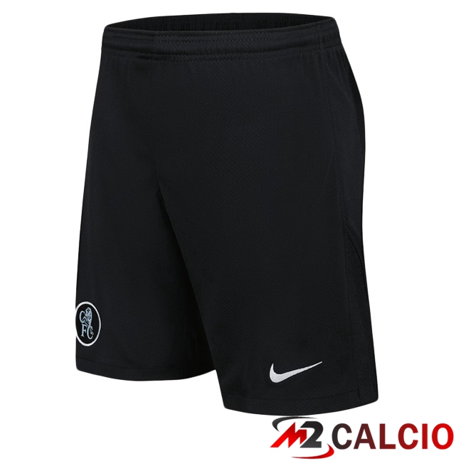 Maglie Calcio Personalizzate,Tute Calcio Squadre,Maglia Nazionale Italiana Calcio | Pantaloncini Calcio FC Chelsea Terza Nero 2025/2026