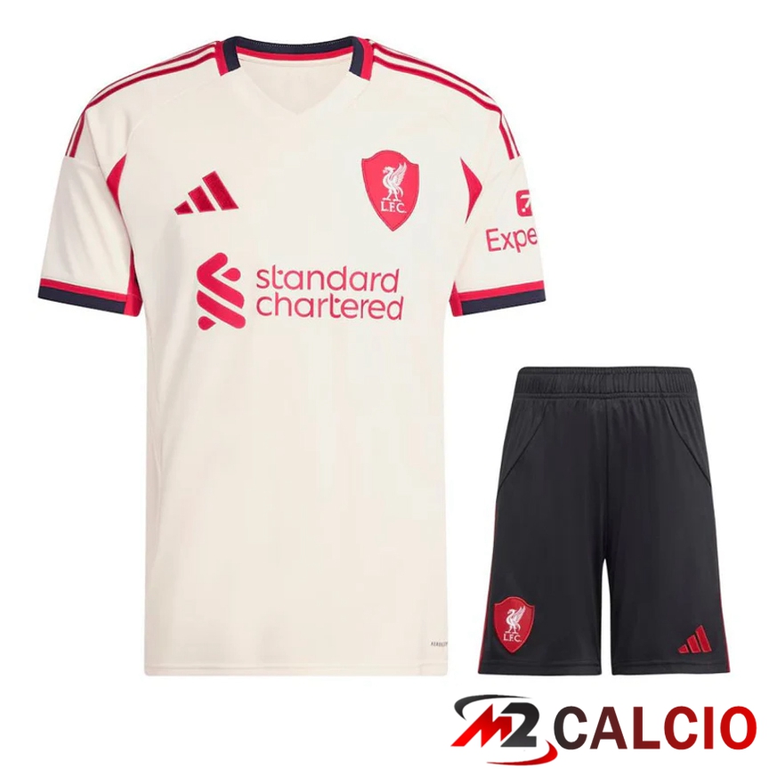 Maglie Calcio Personalizzate,Tute Calcio Squadre,Maglia Nazionale Italiana Calcio | Insieme Maglie Calcio Liverpool Seconda + Pantaloncini 2025/2026
