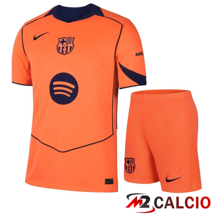 Maglie Calcio Personalizzate,Tute Calcio Squadre,Maglia Nazionale Italiana Calcio | Insieme Maglie Calcio FC Barcellona Terza + Pantaloncini 2025/2026