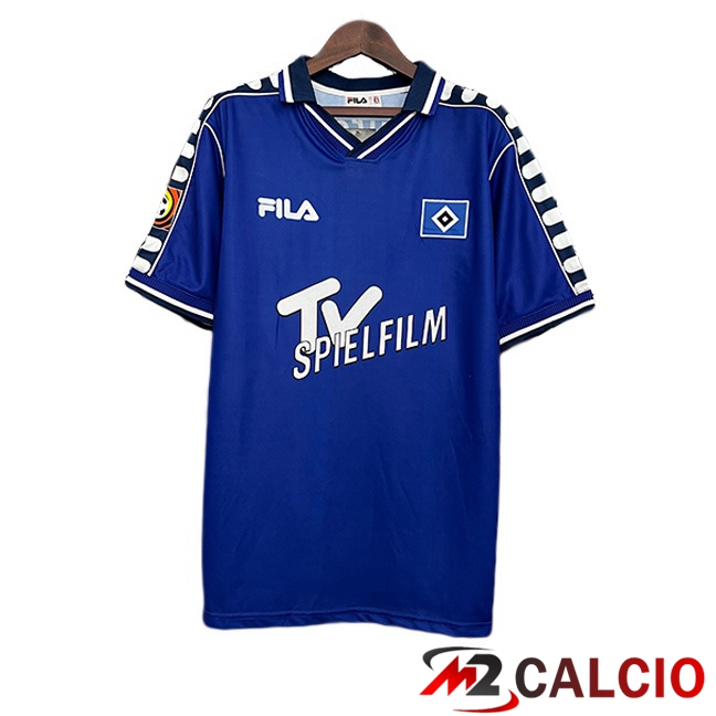 Maglie Calcio Personalizzate,Tute Calcio Squadre,Maglia Nazionale Italiana Calcio | Maglie Calcio Hamburger SV Retro Seconda Blu 2000-2001