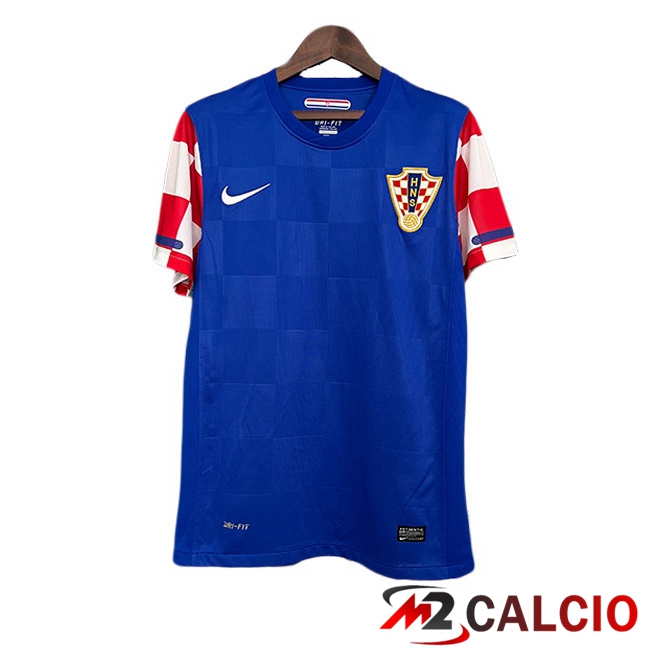 Maglie Calcio Personalizzate,Tute Calcio Squadre,Maglia Nazionale Italiana Calcio | Maglie Calcio Croazia Retro Seconda Blu 2010