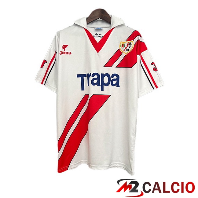Maglie Calcio Personalizzate,Tute Calcio Squadre,Maglia Nazionale Italiana Calcio | Maglie Calcio Rayo Vallecano Retro Prima Rosso Bianco 1997-1998