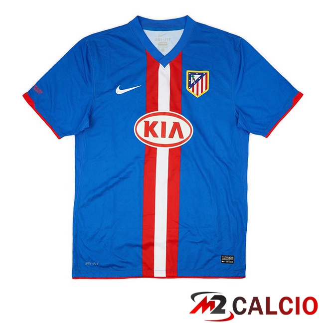 Maglie Calcio Personalizzate,Tute Calcio Squadre,Maglia Nazionale Italiana Calcio | Maglie Calcio Atletico Madrid Retro Seconda Blu 2010-2011