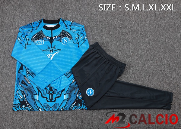Insieme Tuta Calcio SSC Napoli Blu 2025/2026