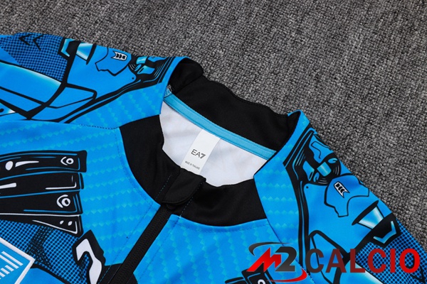 Insieme Tuta Calcio - Giacca SSC Napoli Blu 2025/2026