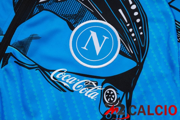 Insieme Tuta Calcio - Giacca SSC Napoli Blu 2025/2026
