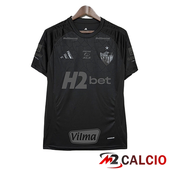 Maglie Calcio Personalizzate,Tute Calcio Squadre,Maglia Nazionale Italiana Calcio | Maglie Calcio Atletico Mineiro Special Edition Nero 2025/2026