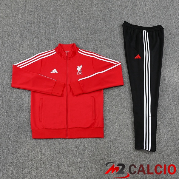 Insieme Tuta Calcio - Giacca FC Liverpool Rosso 2025/2026