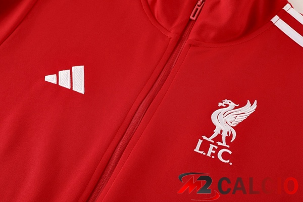Insieme Tuta Calcio - Giacca FC Liverpool Rosso 2025/2026