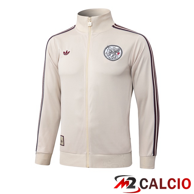 Maglie Calcio Personalizzate,Tute Calcio Squadre,Maglia Nazionale Italiana Calcio | Giacca Calcio AFC Ajax Giallo 2025/2026