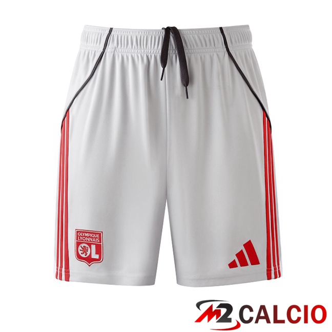 Maglie Calcio Personalizzate,Tute Calcio Squadre,Maglia Nazionale Italiana Calcio | Pantaloncini Calcio Lione OL Terza Grigio 2025/2026