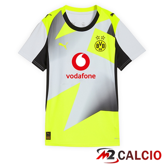 Maglie Calcio Personalizzate,Tute Calcio Squadre,Maglia Nazionale Italiana Calcio | Maglie Calcio Dortmund Donna Seconda 2025/2026