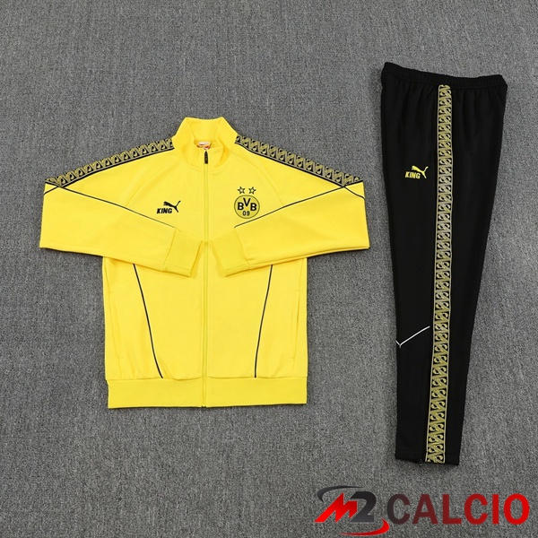 Insieme Tuta Calcio - Giacca Dortmund BVB Giallo 2025/2026