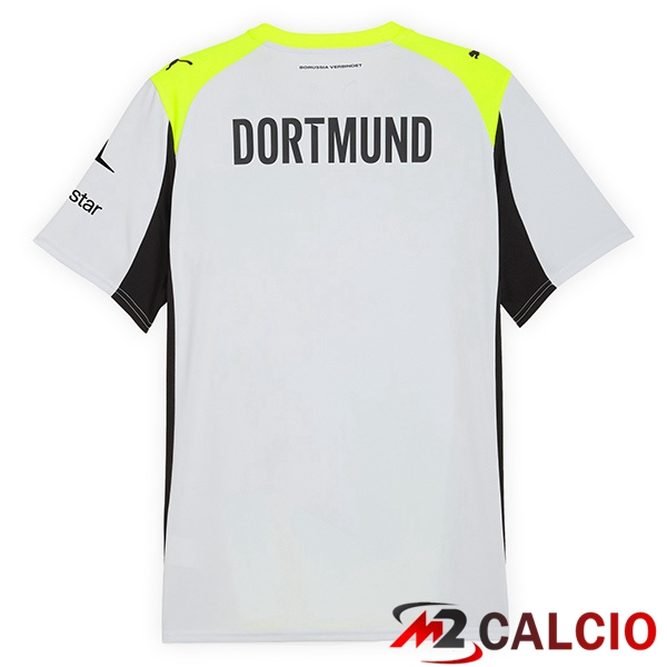 Maglie Calcio Dortmund BVB Seconda Grigio Verde 2025/2026