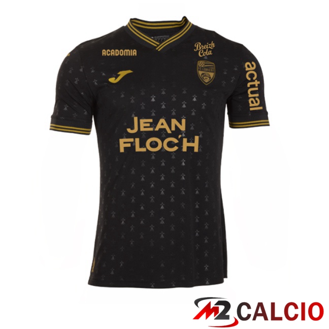 Maglie Calcio Personalizzate,Tute Calcio Squadre,Maglia Nazionale Italiana Calcio | Maglie Calcio FC Lorient Terza Nero 2025/2026