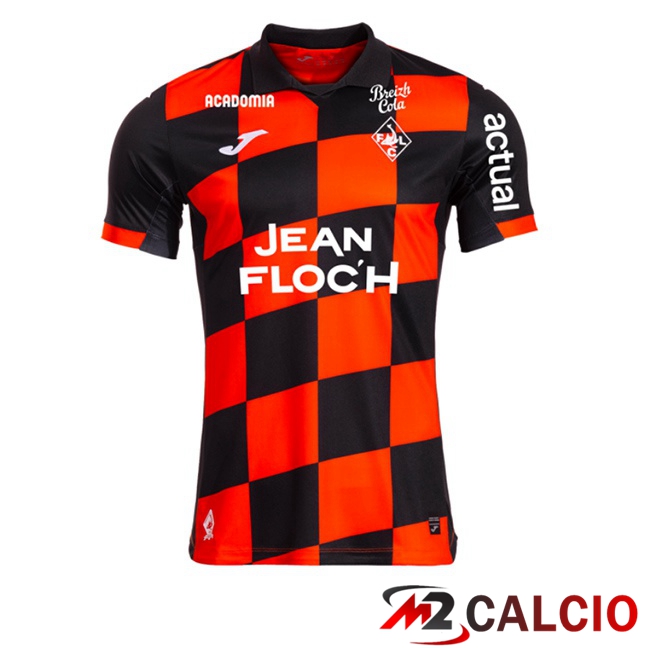 Maglie Calcio Personalizzate,Tute Calcio Squadre,Maglia Nazionale Italiana Calcio | Maglie Calcio FC Lorient Prima Rosso Nero 2025/2026