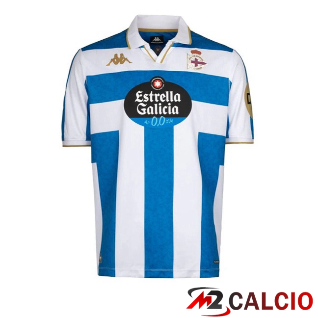 Maglie Calcio Personalizzate,Tute Calcio Squadre,Maglia Nazionale Italiana Calcio | Maglie Calcio Deportivo de La Coruna Prima Blu Bianco 2025/2026