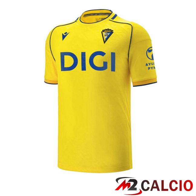 Maglie Calcio Personalizzate,Tute Calcio Squadre,Maglia Nazionale Italiana Calcio | Maglie Calcio Cadiz CF Prima Giallo 2025/2026