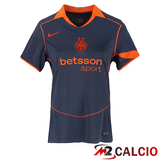 Maglie Calcio Personalizzate,Tute Calcio Squadre,Maglia Nazionale Italiana Calcio | Maglie Calcio Inter Milan Donna Terza 2025/2026