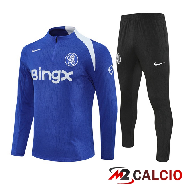 Maglie Calcio Personalizzate,Tute Calcio Squadre,Maglia Nazionale Italiana Calcio | Insieme Tuta Calcio FC Chelsea Blu 2025/2026