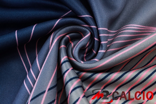 Insieme Tuta Calcio FC Barcellona Blu Reale Rosa 2025/2026