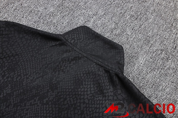 Insieme Tuta Calcio - Giacca FC Barcellona Nero 2025/2026