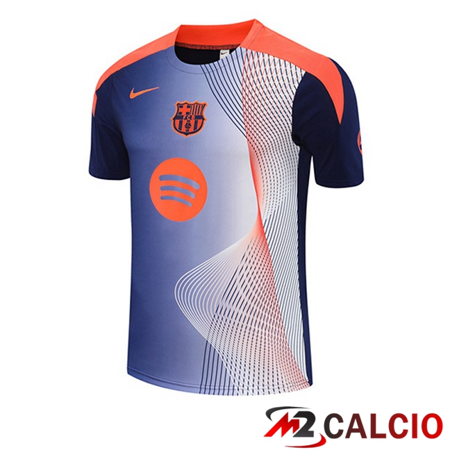 Maglie Calcio Personalizzate,Tute Calcio Squadre,Maglia Nazionale Italiana Calcio | T Shirt Allenamento FC Barcellona Blu Reale 2025/2026