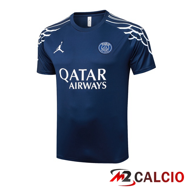 Maglie Calcio Personalizzate,Tute Calcio Squadre,Maglia Nazionale Italiana Calcio | T Shirt Allenamento Paris PSG Blu Reale 2025/2026