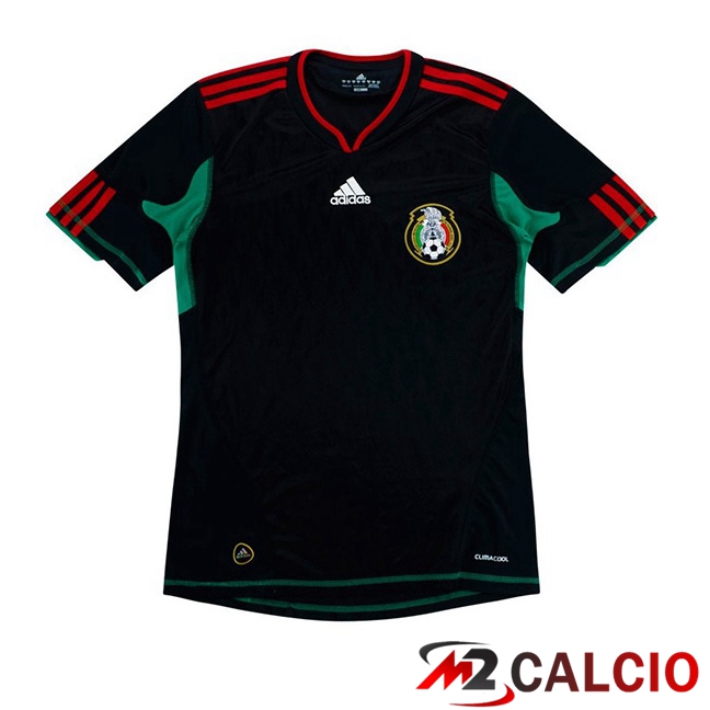Maglie Calcio Personalizzate,Tute Calcio Squadre,Maglia Nazionale Italiana Calcio | Maglie Calcio Messico Retro Seconda Nero 2010