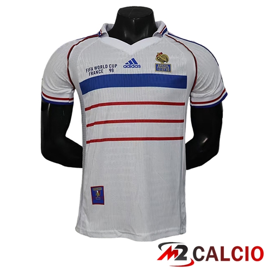 Maglie Calcio Personalizzate,Tute Calcio Squadre,Maglia Nazionale Italiana Calcio | Maglie Calcio Francia Retro Seconda 1998/1999