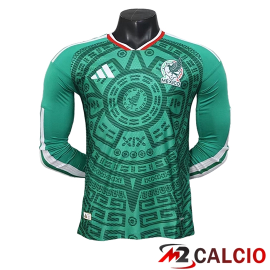 Maglie Calcio Messico Prima Manica Lunga 2025/2026