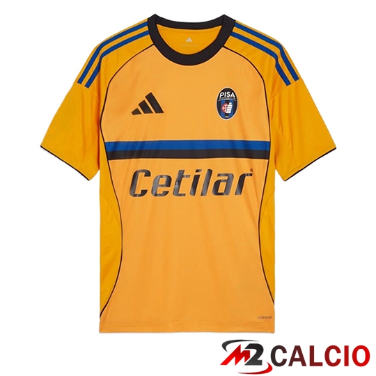 Maglie Calcio Personalizzate,Tute Calcio Squadre,Maglia Nazionale Italiana Calcio | Maglie Calcio Pisa Sporting Club Seconda 2025/2026