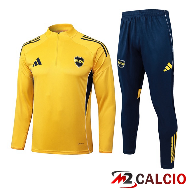 Maglie Calcio Personalizzate,Tute Calcio Squadre,Maglia Nazionale Italiana Calcio | Insieme Tuta Calcio Boca Juniors Giallo 2025/2026