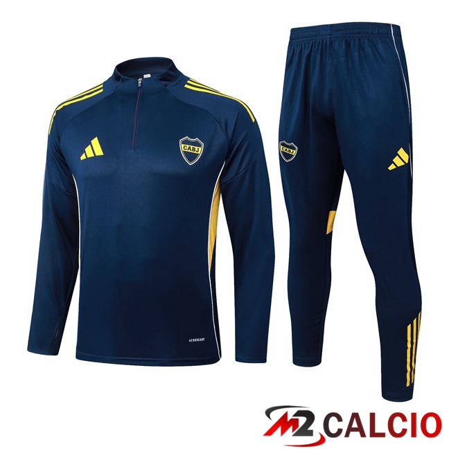 Maglie Calcio Personalizzate,Tute Calcio Squadre,Maglia Nazionale Italiana Calcio | Insieme Tuta Calcio Boca Juniors Blu Reale 2025/2026
