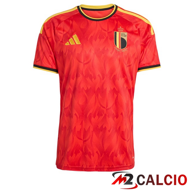 Maglie Calcio Personalizzate,Tute Calcio Squadre,Maglia Nazionale Italiana Calcio | Maglie Calcio Belgio Prima Rosso 2026/2027