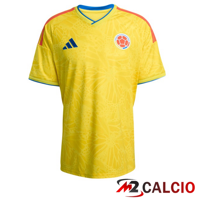 Maglie Calcio Personalizzate,Tute Calcio Squadre,Maglia Nazionale Italiana Calcio | Maglie Calcio Colombia Prima Giallo 2026/2027