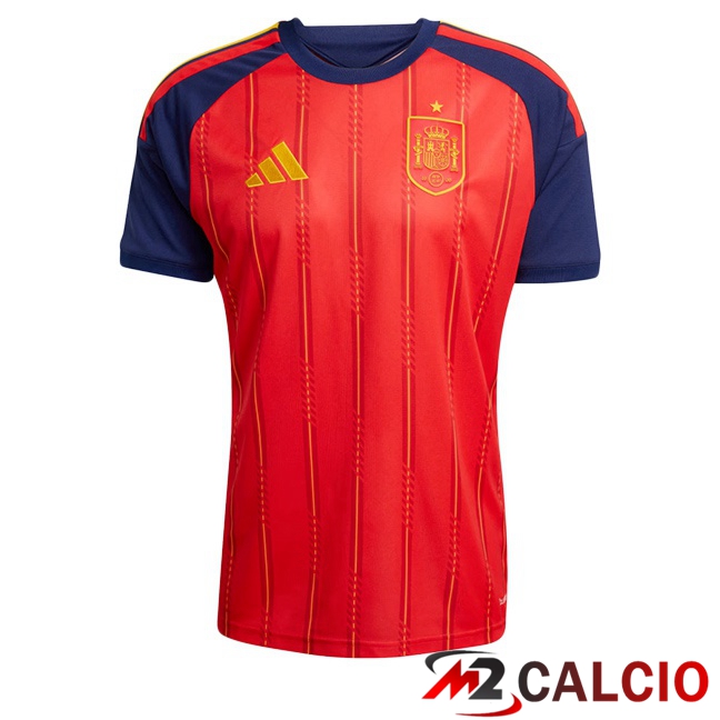 Maglie Calcio Personalizzate,Tute Calcio Squadre,Maglia Nazionale Italiana Calcio | Maglie Calcio Spagna Prima Rosso 2026/2027