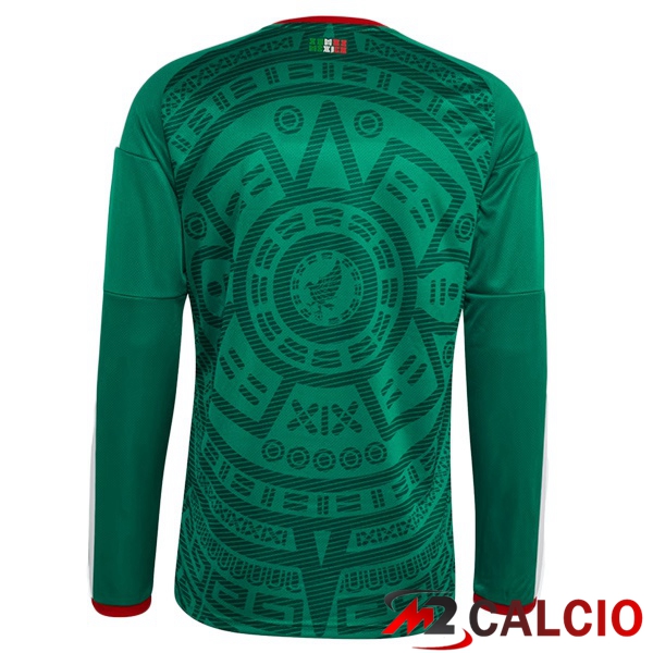 Maglie Calcio Messico Prima Manica Lunga Verde 2026/2027