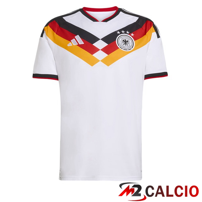 Maglie Calcio Personalizzate,Tute Calcio Squadre,Maglia Nazionale Italiana Calcio | Maglie Calcio Germania Prima Bianco 2026/2027