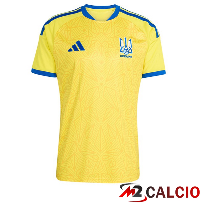 Maglie Calcio Personalizzate,Tute Calcio Squadre,Maglia Nazionale Italiana Calcio | Maglie Calcio Ucraina Prima Giallo 2026/2027